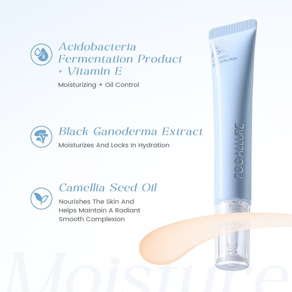 Focallure FA-F78 Conceal Pores Primer NU01 – Pore Minimizing Makeup Base for Smooth Flawless Skin