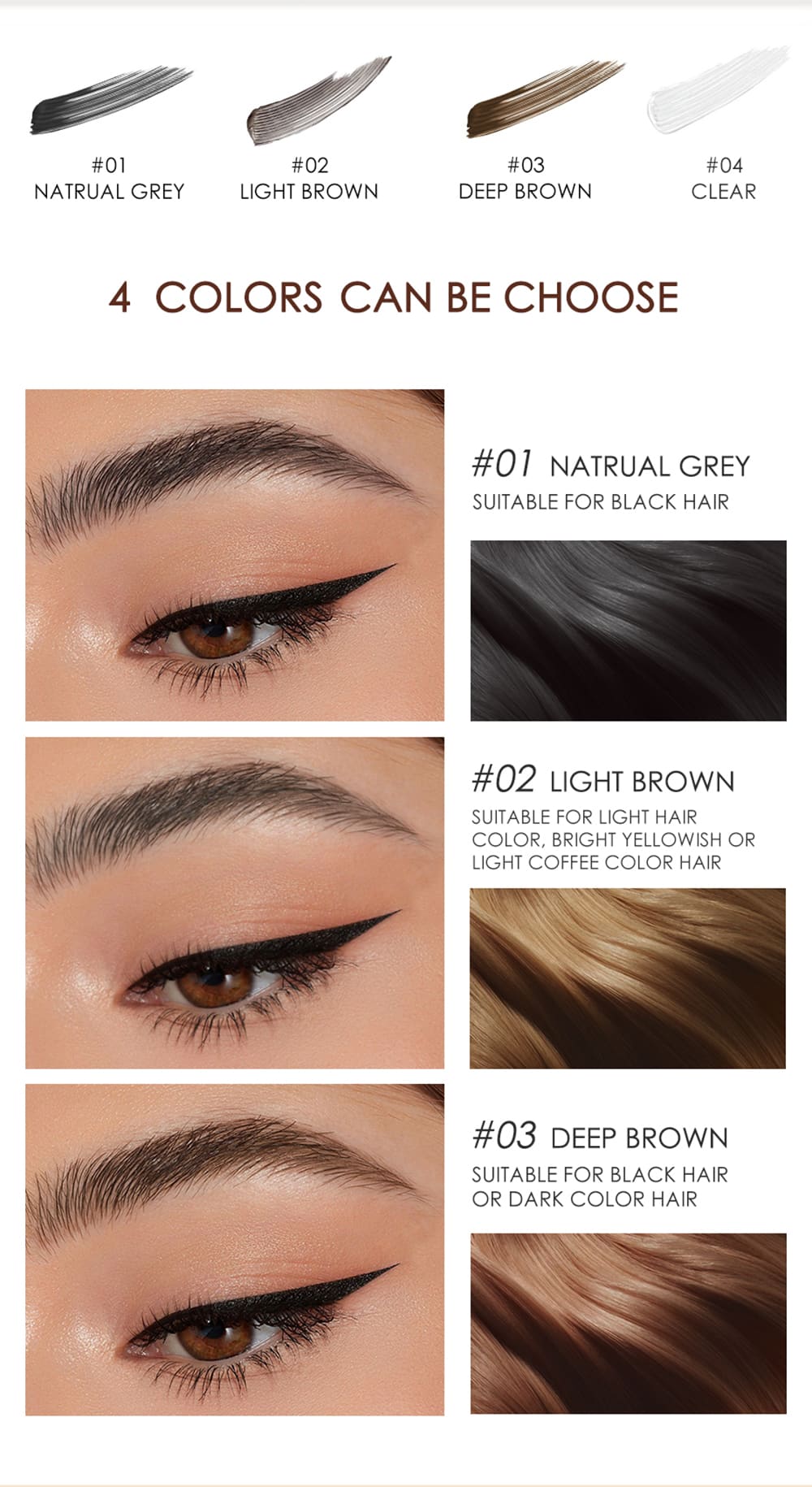 Focallure FA152 Fluffmax Clear Eye Brow Gel