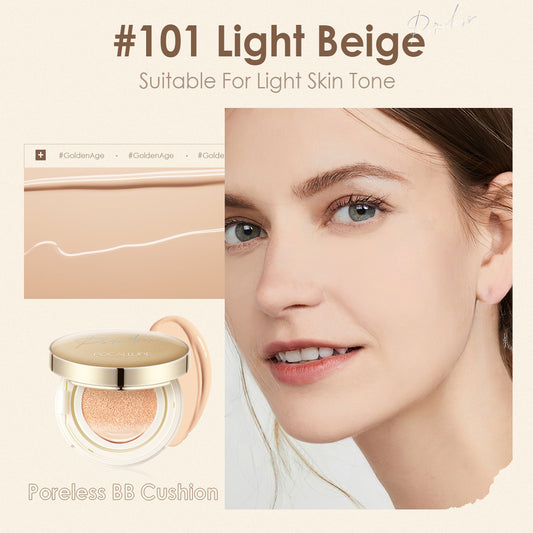 FA198 Poreless Matte Air Cushion Foundation — Lightweight Full Coverage, Matte Finish