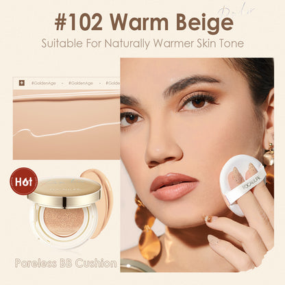 FA198 Poreless Matte Air Cushion Foundation — Lightweight Full Coverage, Matte Finish