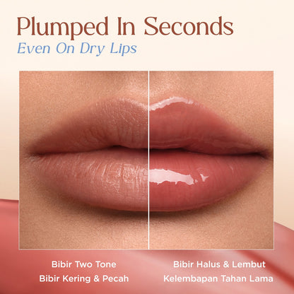 FOCALLURE FA-L73 Lip Serum Gloss – Hydrating Non-Sticky Lip Gloss for Juicy Plump Shiny Lips