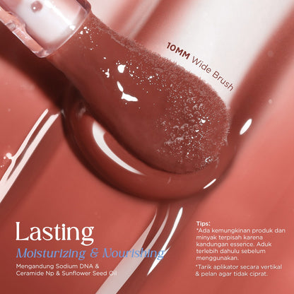 FOCALLURE FA-L73 Lip Serum Gloss – Hydrating Non-Sticky Lip Gloss for Juicy Plump Shiny Lips