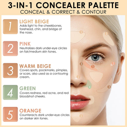 Focallure FA172 Color Concealer Palette