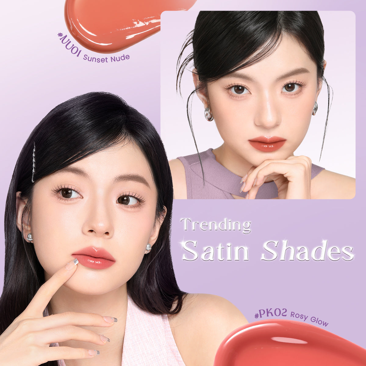 FOCALLURE Satin Glow Lip Cream FA-L57 | Lightweight Satin Finish, Long-Lasting