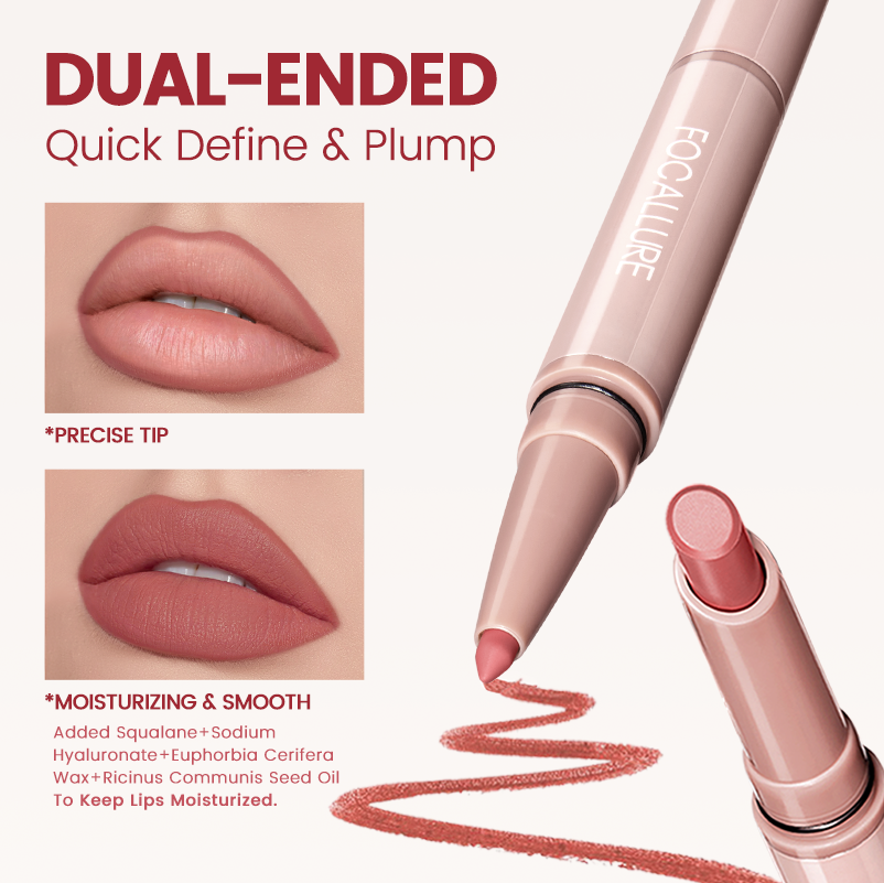 Focallure Two-in-One Double-Ended Lip Liner Pencil FA-L61