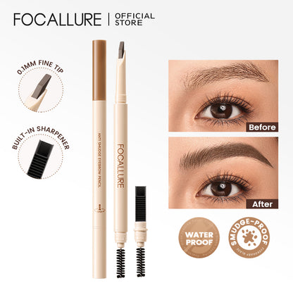 FOCALLURE FA-E59 Anti-Smudge Eyebrow Pencil – Long-Lasting Precision Brow Definer