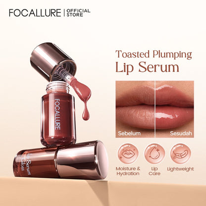 FOCALLURE FA-L73 Lip Serum Gloss – Hydrating Non-Sticky Lip Gloss for Juicy Plump Shiny Lips