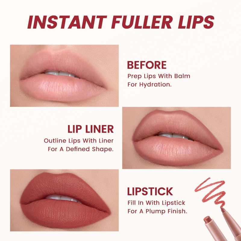 Focallure Two-in-One Double-Ended Lip Liner Pencil FA-L61