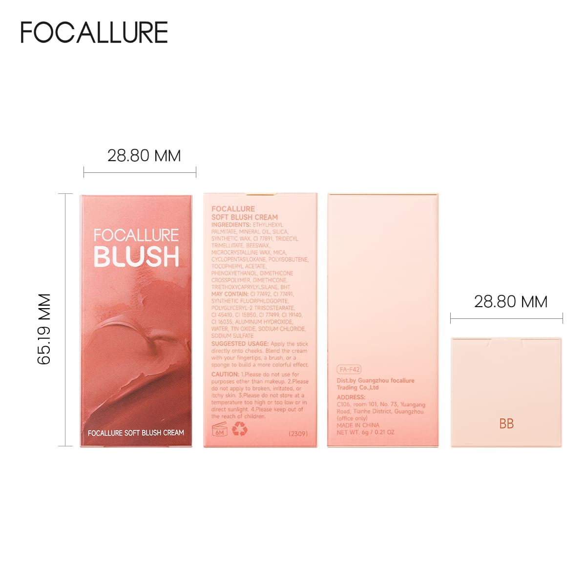 Focallure FA-F42 Soft Blush Cream