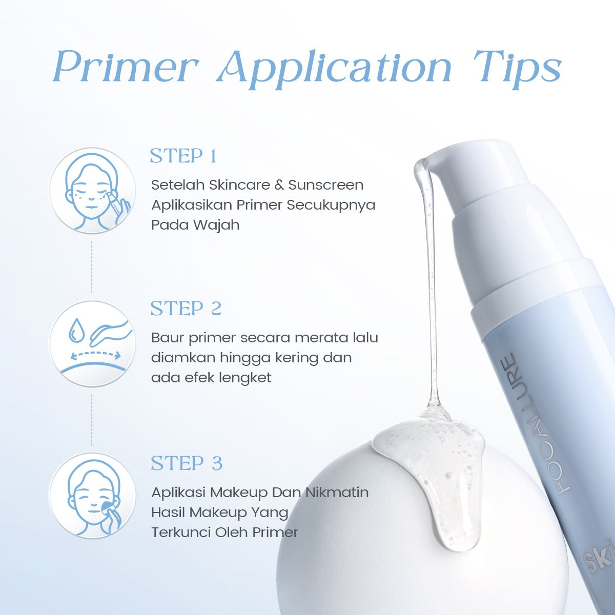 Focallure FA-F76 Fit Primer NU01 – Hydrating Makeup Base for Smooth, Long-Lasting Flawless Finish