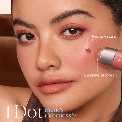 Focallure FA-L70 Multi-Use Lip Cream – Lip & Cheek Tint | Creamy Blush Lipstick for Natural Matte Finish