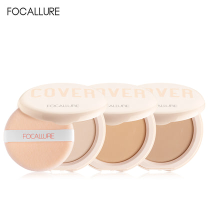 Focallure FA155 Covermax Two-Way Cake Pressed Powder