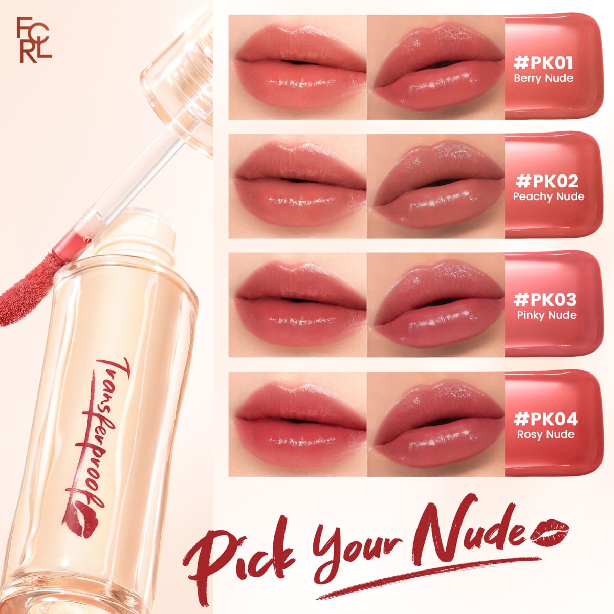 Focallure FA-L37 Watery Transferproof Lip Cream