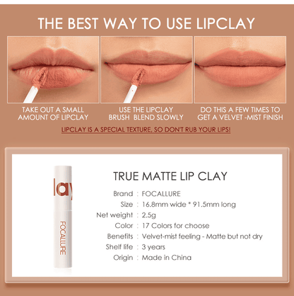 Focallure FA179 True Matte Lip Clay