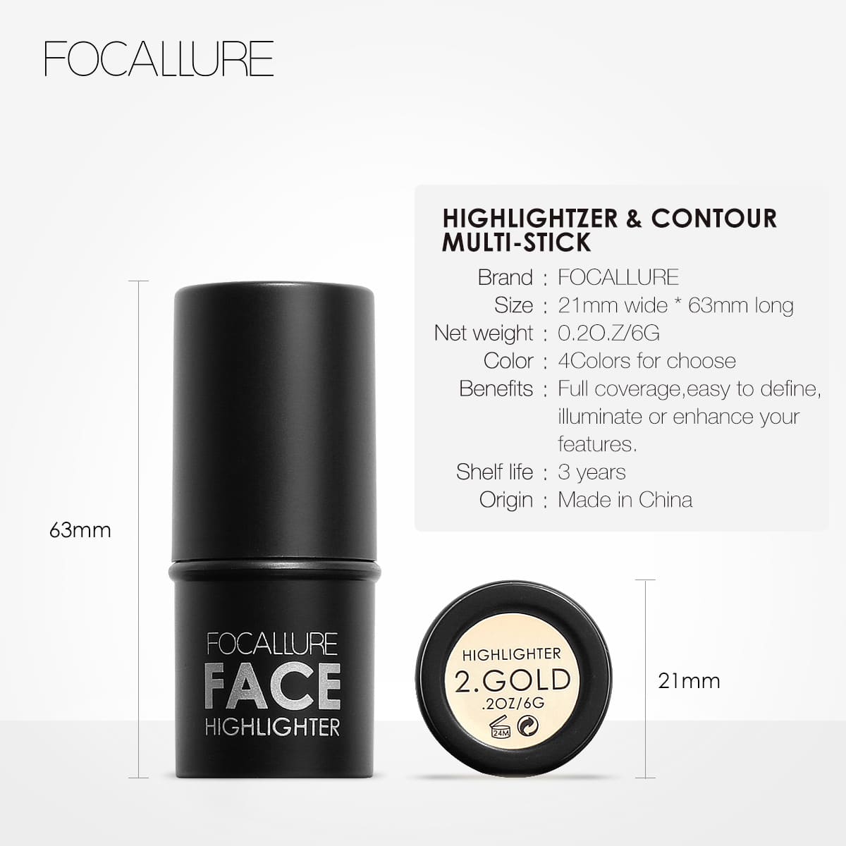 Focallure FA01 Highlighter & Contour Stick