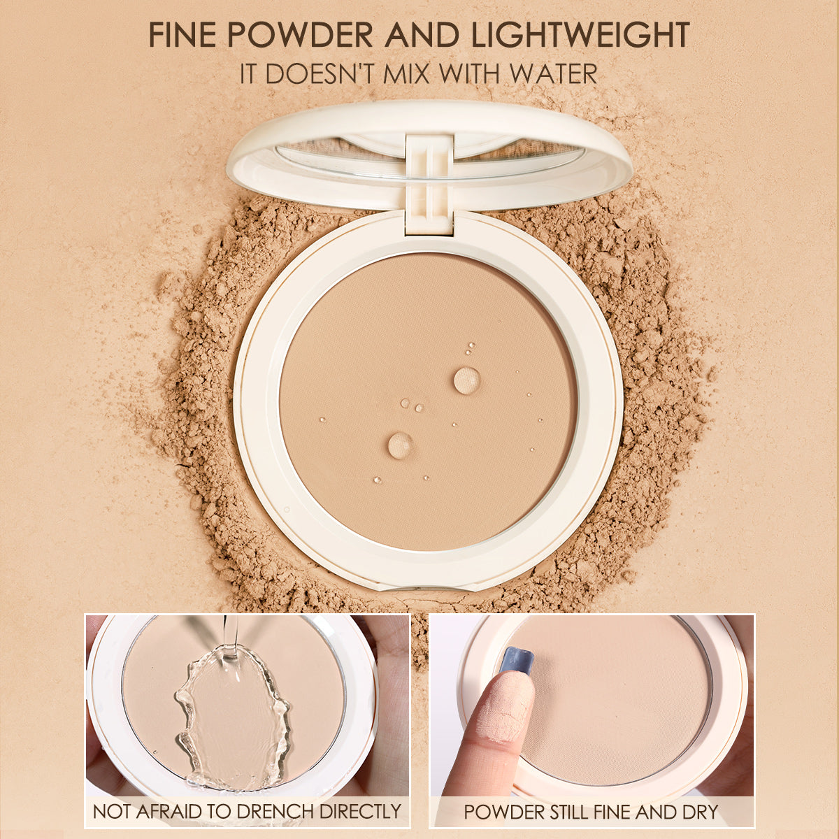 Focallure FA155 Covermax Two-Way Cake Pressed Powder