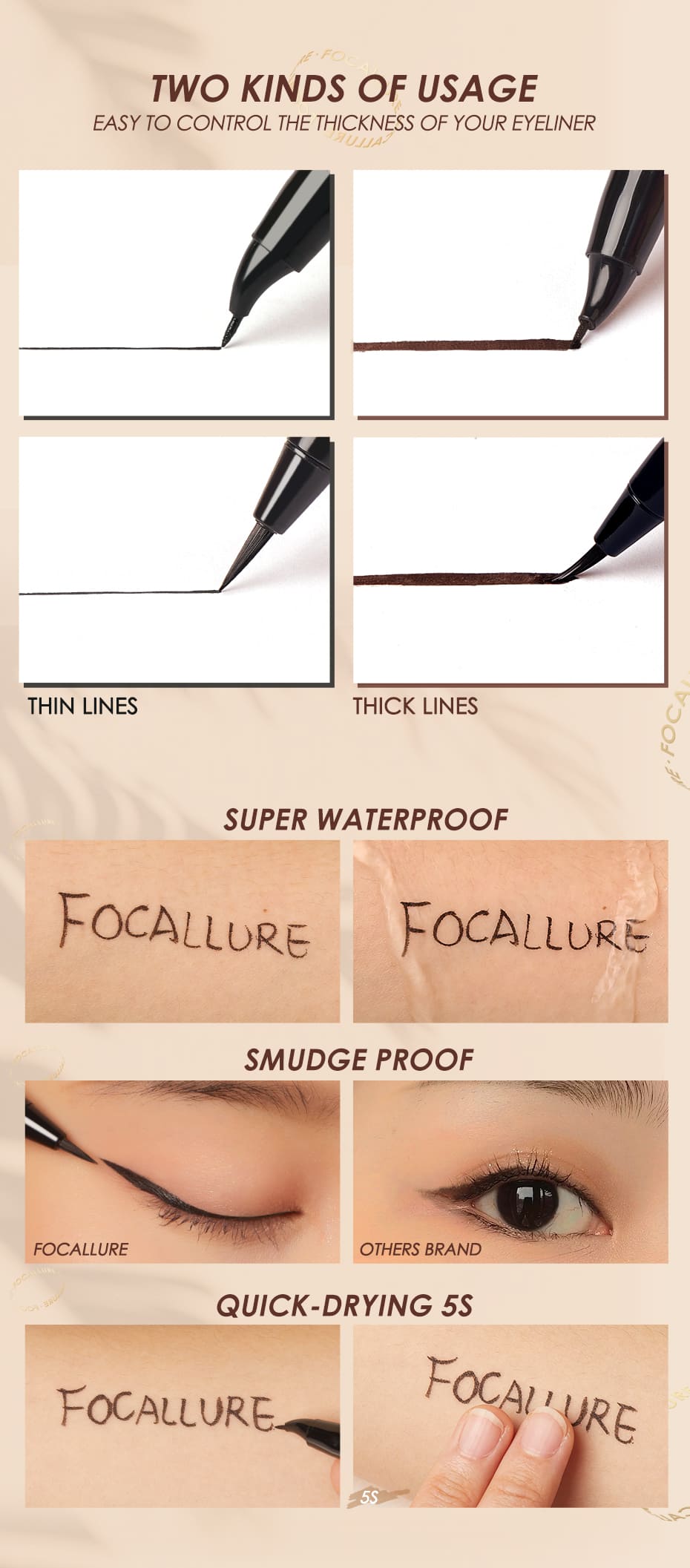 Focallure FA200 Waterproof Liquid Eyeliner