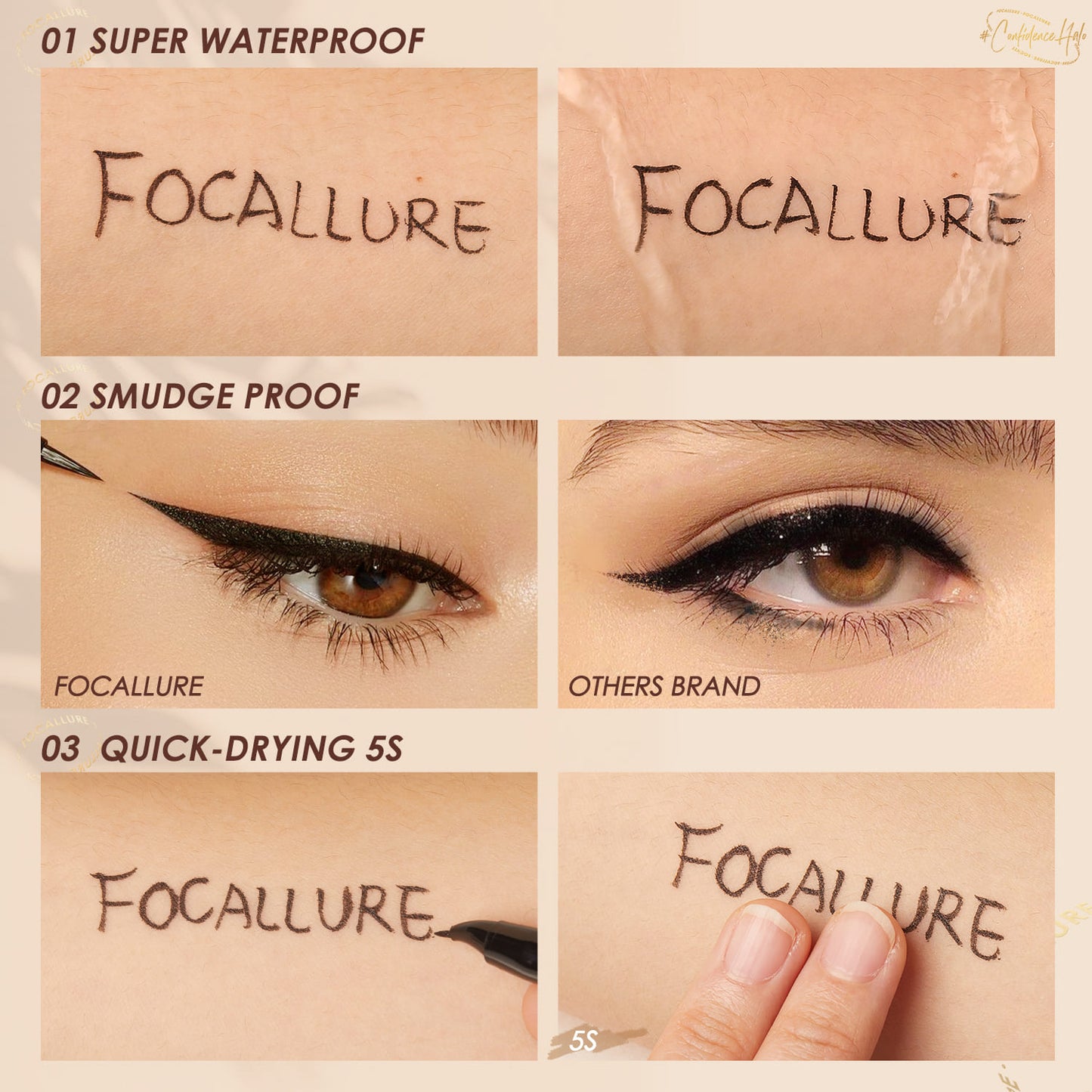 Focallure FA200 Waterproof Liquid Eyeliner