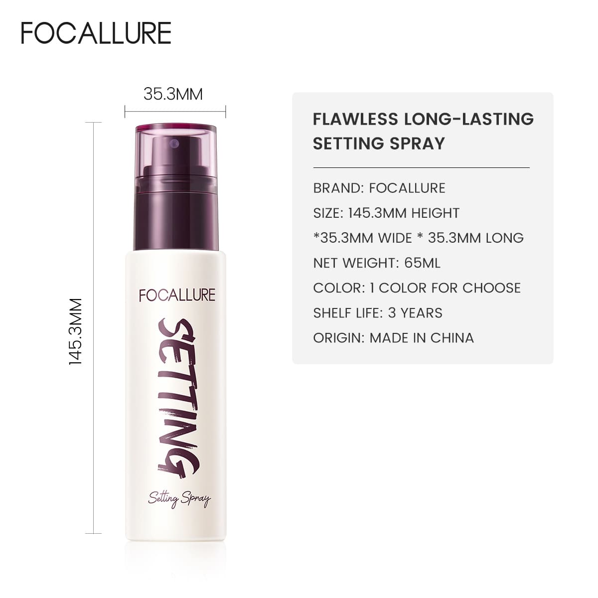 Focallure FA352 Flawless Long-Lasting Setting Spray