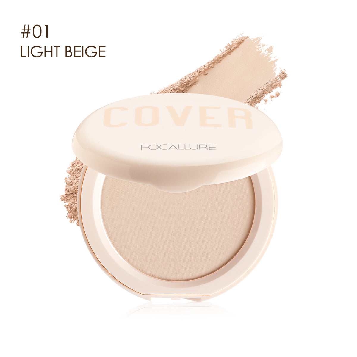 Focallure FA155 Covermax Two-Way Cake Pressed Powder