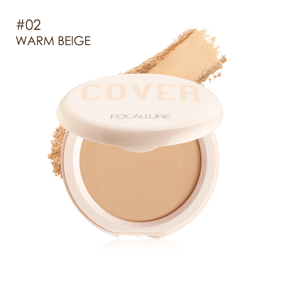 Focallure FA155 Covermax Two-Way Cake Pressed Powder