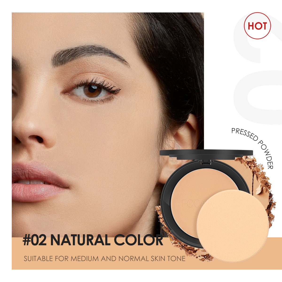 Focallure FA16 Finishing Powder – Lightweight Matte Setting & Shine-Control Powder