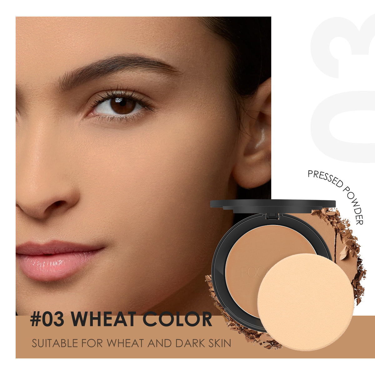 Focallure FA16 Finishing Powder – Lightweight Matte Setting & Shine-Control Powder